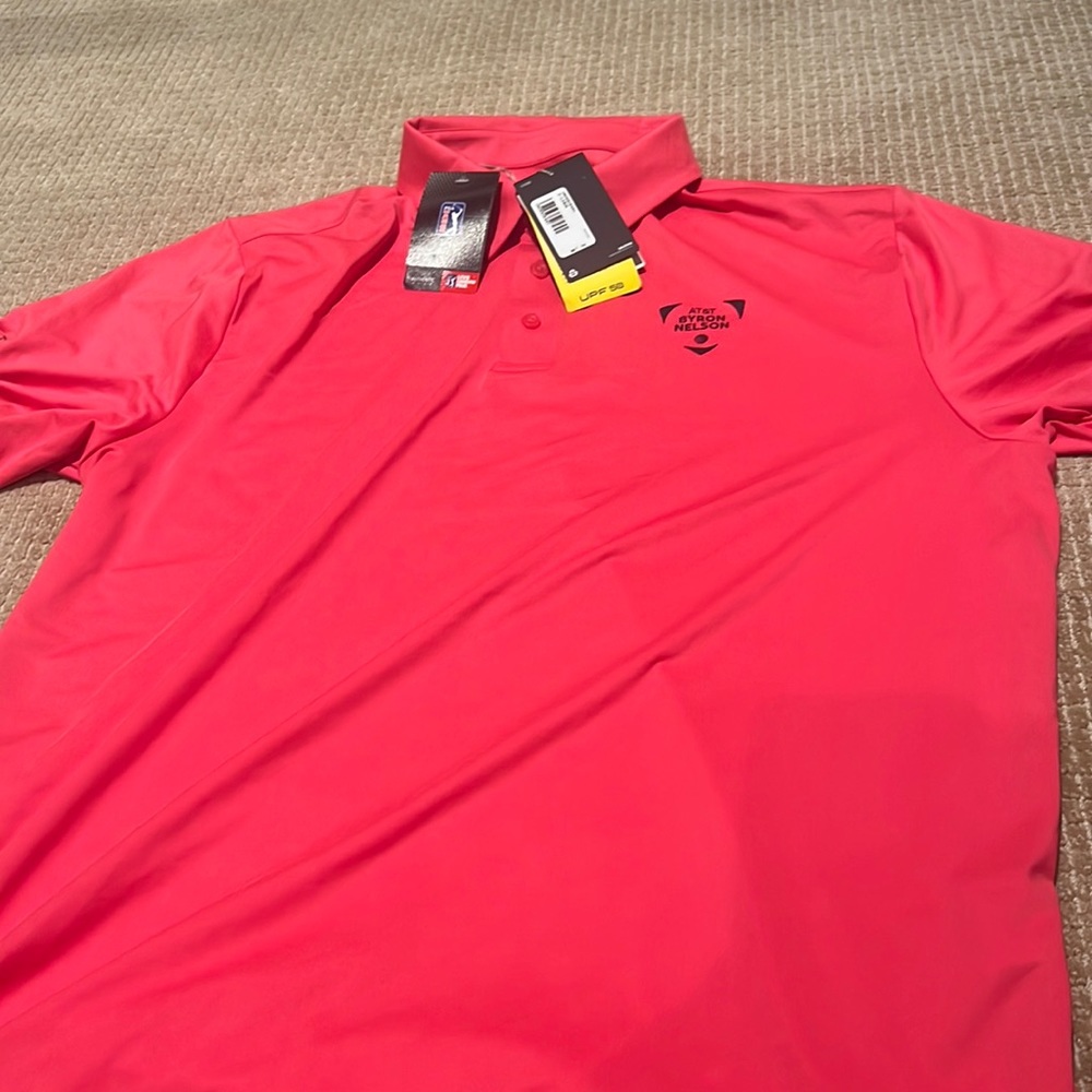 New AT&T Byron Nelson Under Armor golf Shirt